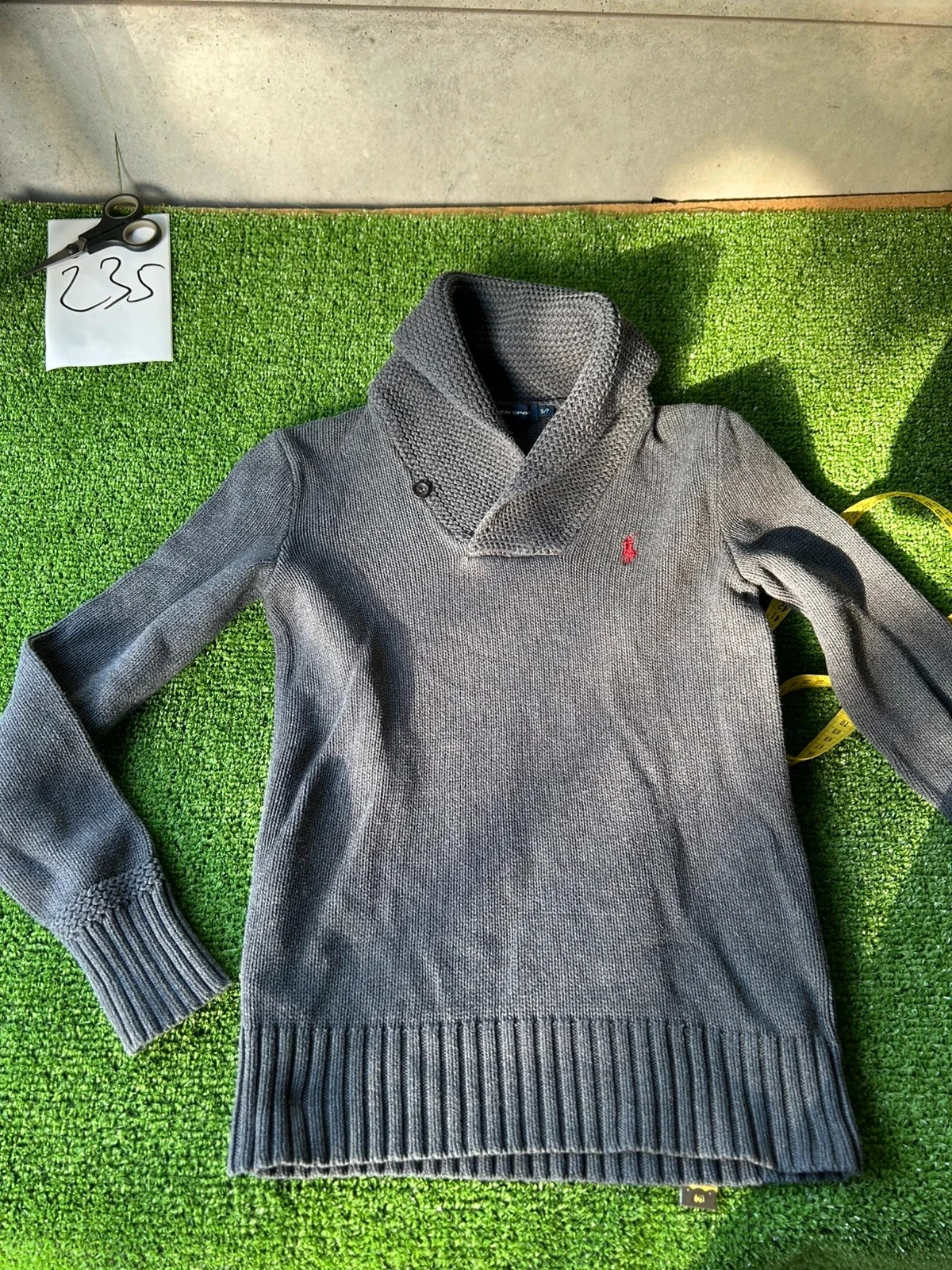 Pull à col roulé noir polo Ralph Lauren